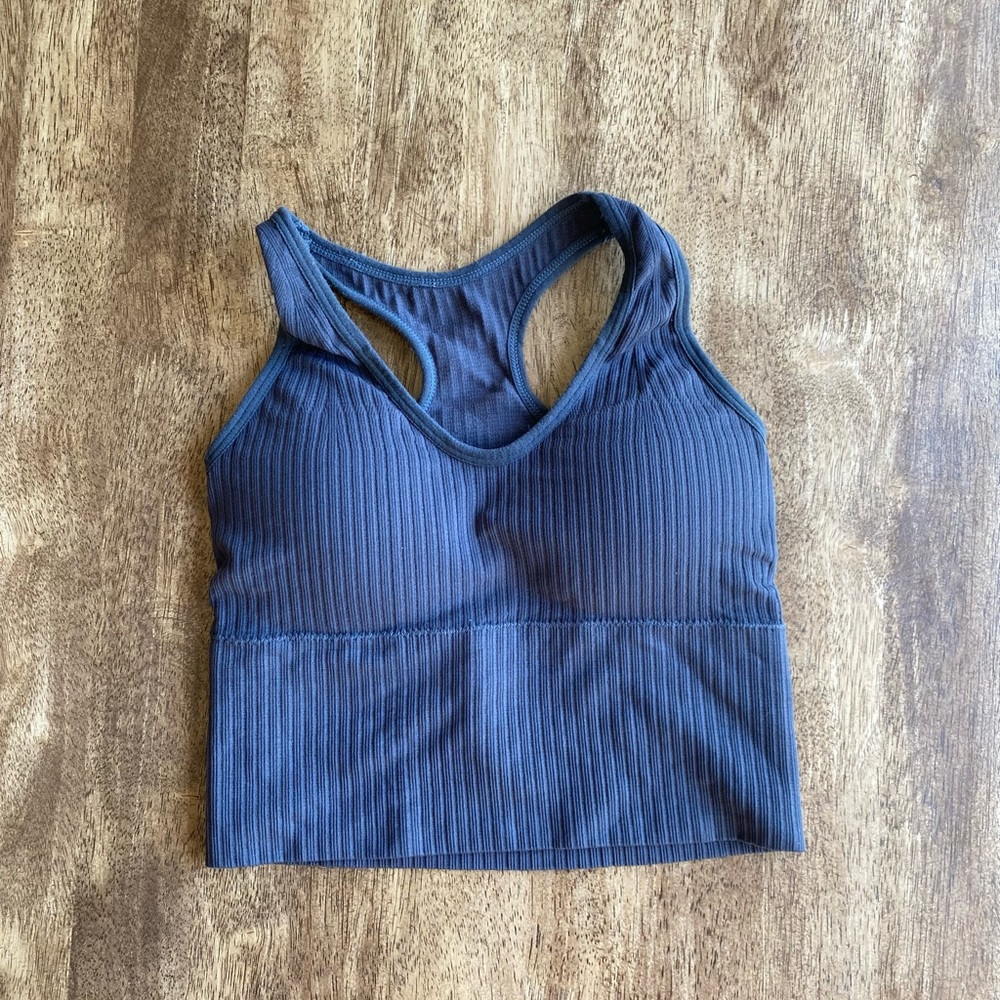 Shein Fitted Crop Top with Bar